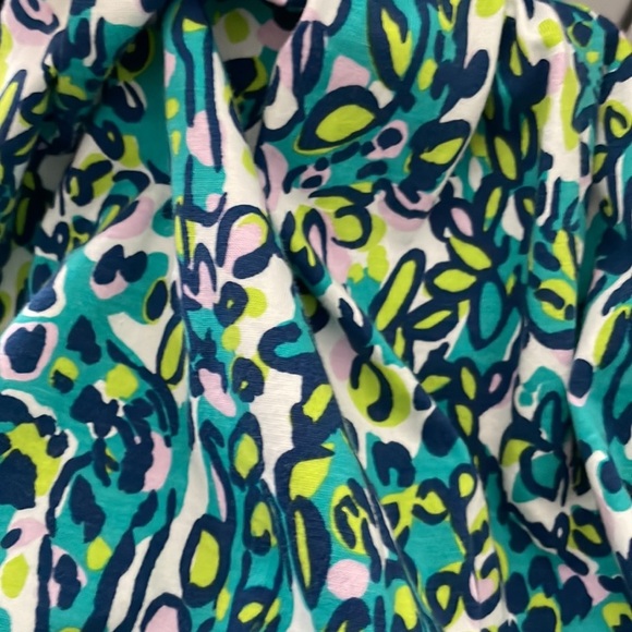 Lilly Pulitzer Windsor Sea Blue It’s a Stretch Strapless Cotton Jersey Dress - Picture 4 of 7